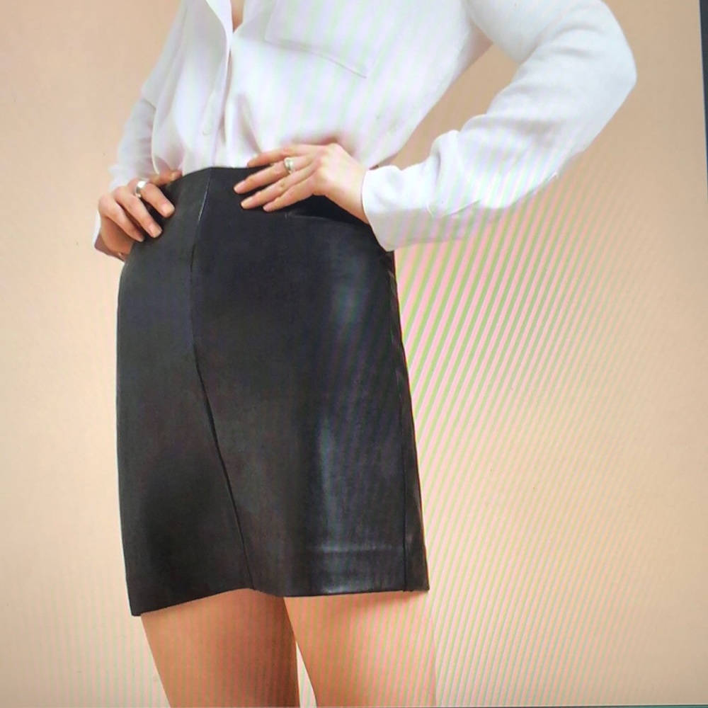New Talula Saltwell Vegan leather skirt, S